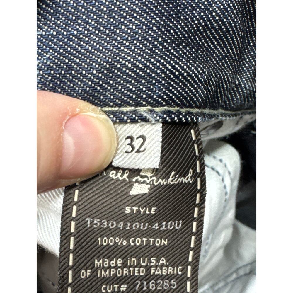 7 For All Mankind Women's A Pocket Bootcut Blue  Jeans - 32 (30x25)* - Picture 6 of 6